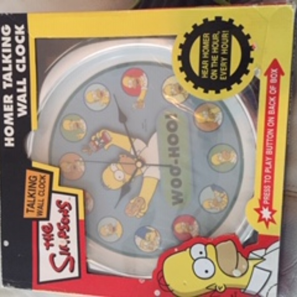 Vintage Simpson Wall Clock